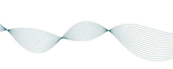 abstract blue wave banner