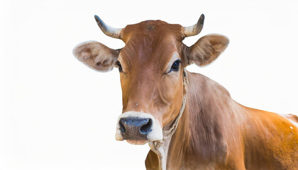 Naklejka premium cow isolated