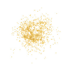 Fenugreek Seeds Vector Icon, Dry Trigonella, Spicy Methi Dana Grains, Indian Kitchen Seasoning Ingredient, Dry Yellow Fenugreek Seed Condiment Minimal Illustration