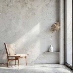 design scene with chair