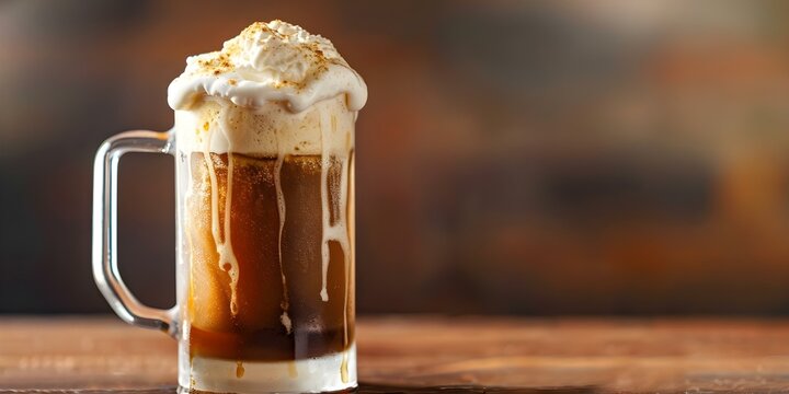 Celebrate National Root Beer Float Day with a classic float served in a frosted mug. Concept Floats, National Root Beer Float Day, Frosted Mug, Classic, Celebrate
