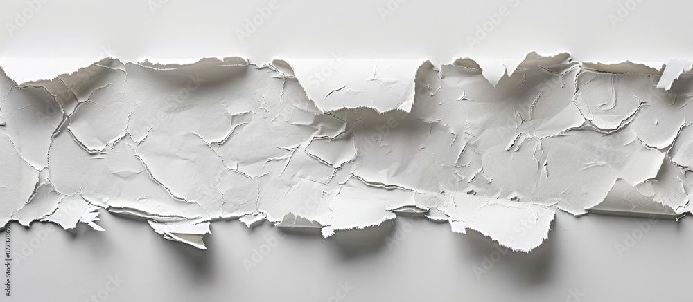 Poster torn paper with ample copy space for text or images