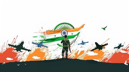 Naklejka premium 15 AUGUST- vector illustration of 15 august. Independence Day.
