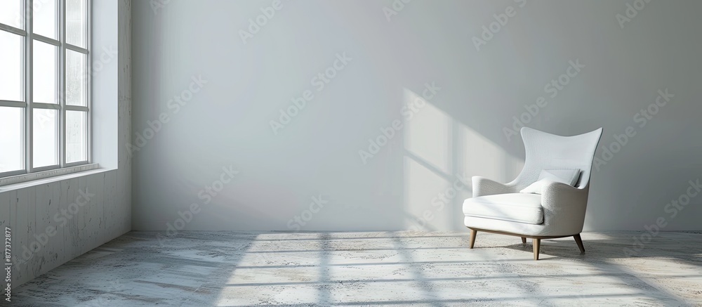Poster conceptual idea portrayed in a copy space image