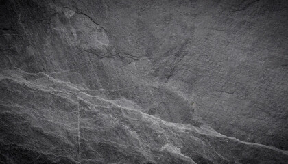Naklejka premium Dark grey black slate background or texture.