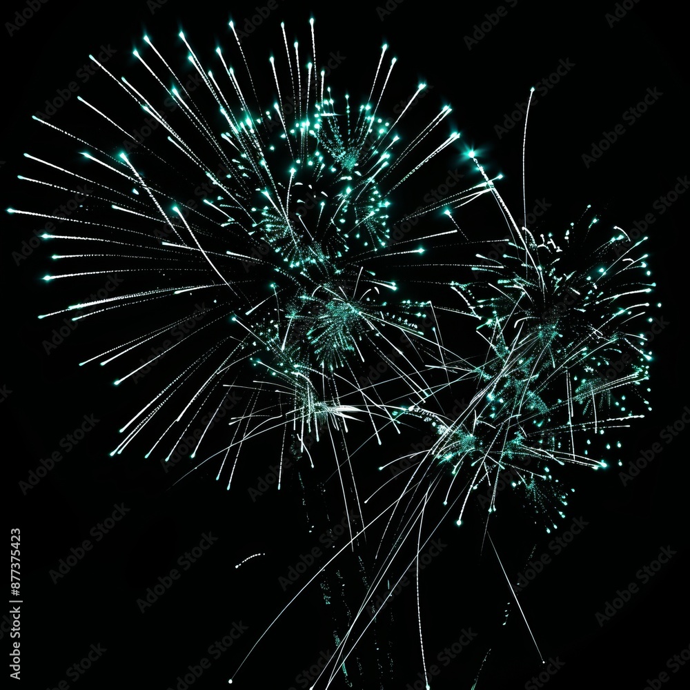 Poster an organic abstract background rendered in 3d. it is composed of particles and lines that are connec