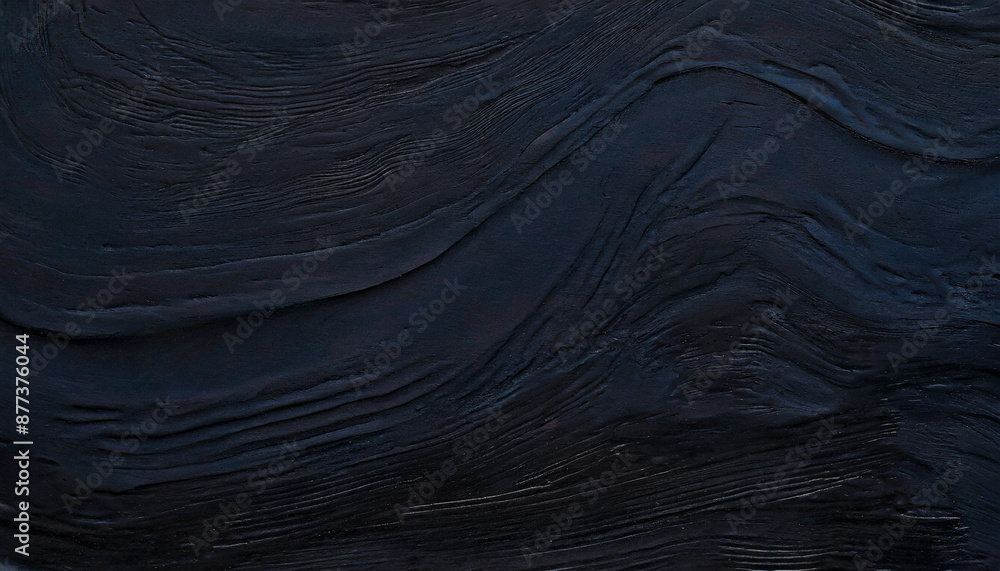 Poster black marble with white divorces and wavy pattern. abstract background with thin infinite lines.