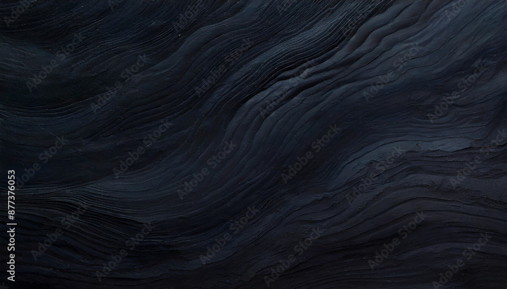 Poster black marble with white divorces and wavy pattern. abstract background with thin infinite lines.