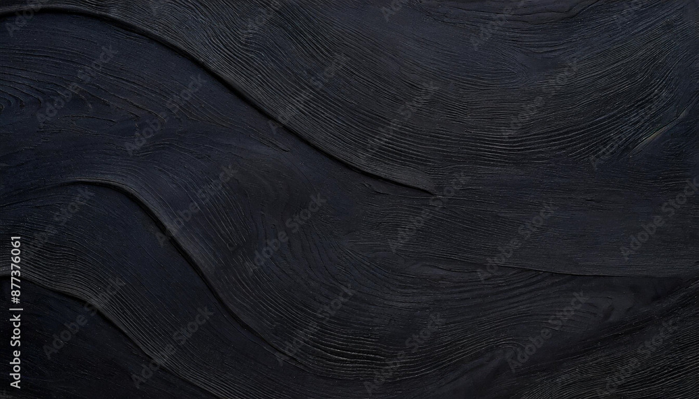 Poster black marble with white divorces and wavy pattern. abstract background with thin infinite lines.