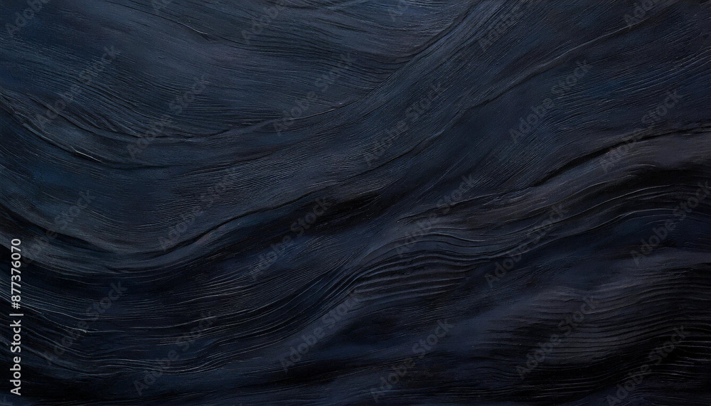 Poster black marble with white divorces and wavy pattern. abstract background with thin infinite lines.