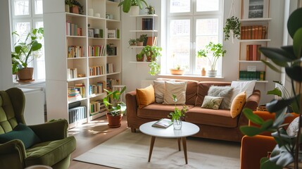 A modern apartment living room