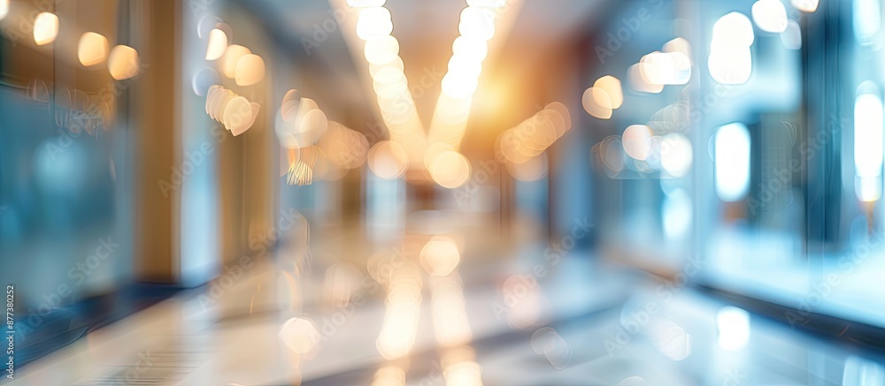 Poster abstract blurred background suitable as a copy space image for an article on an office building