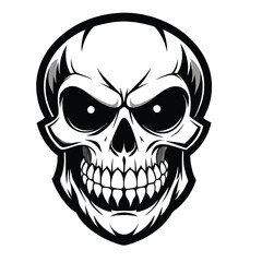 Halloween Ghost Silhouette Vector illustration