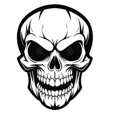 Halloween Ghost Silhouette Vector illustration