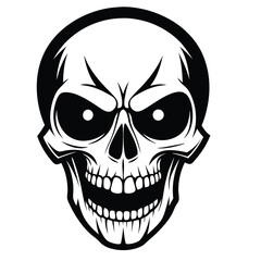 Halloween Ghost Silhouette Vector illustration