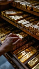 Gold Bars in a Drawer