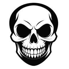 Halloween Ghost Silhouette Vector illustration