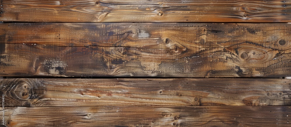 Poster a weathered wooden plank serves as a rustic backdrop for any setting be it a table floor or any spac