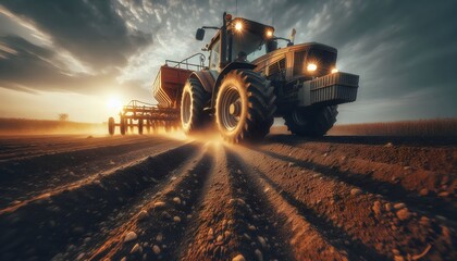 Trucktor low angel photo