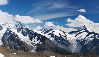 Fototapeta premium Capturing the stunning expanse and natural beauty of a wild mountain landscape