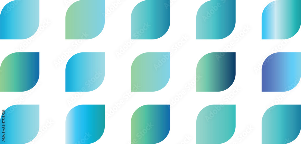Poster swatches collection. realistic gradient color set. abstract vector set of color metallic gradients. 