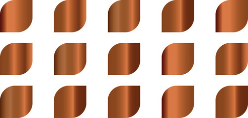 Swatches collection. Realistic gradient color set. Abstract vector set of color metallic gradients.
Gradient Color collection. 