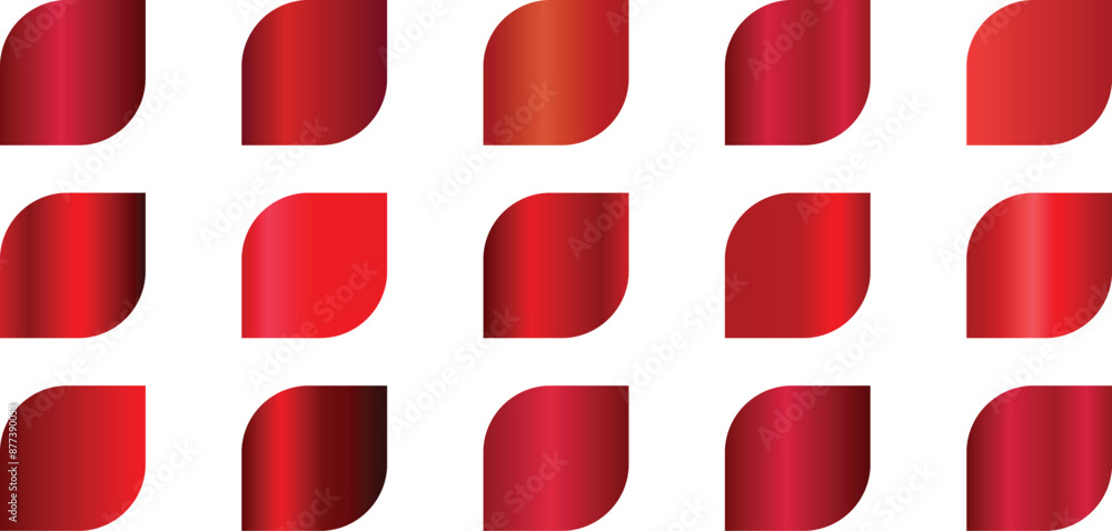 Poster swatches collection. realistic gradient color set. abstract vector set of color metallic gradients. 