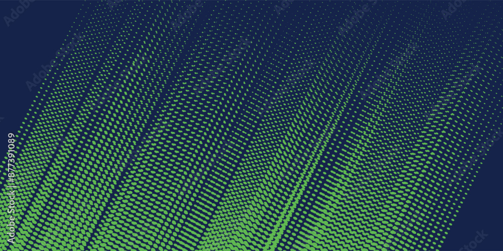 Aufkleber yellow halftone on blue background. vector dotted sparkles or halftone shine pattern texture pop art