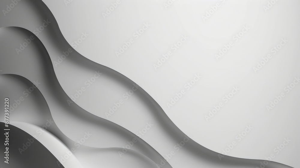 Poster gray gradient background with empty space