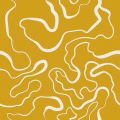 Abstract background seamless pattern with waves. Modern trendy paint line background. Great for textile, fabric, wallpaper, wrapping, scrapbook and packaging