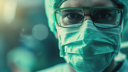 International Surgeon's Day. The surgeon is in the operating room. surgical staff