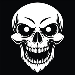 Halloween Ghost Silhouette Vector illustration