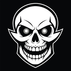 Halloween Ghost Silhouette Vector illustration