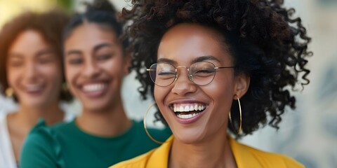 Joyful Youthful Friends Bond Outdoors in Vibrant Celebration. Concept Friendship, Outdoors, Celebratory, Vibrant, Youthful