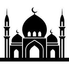 taj mahal vector illustration