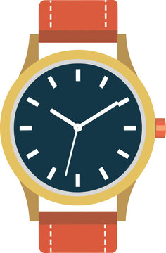 recommend clip art: Men hand watch isolated illustration - Generative AI
                    