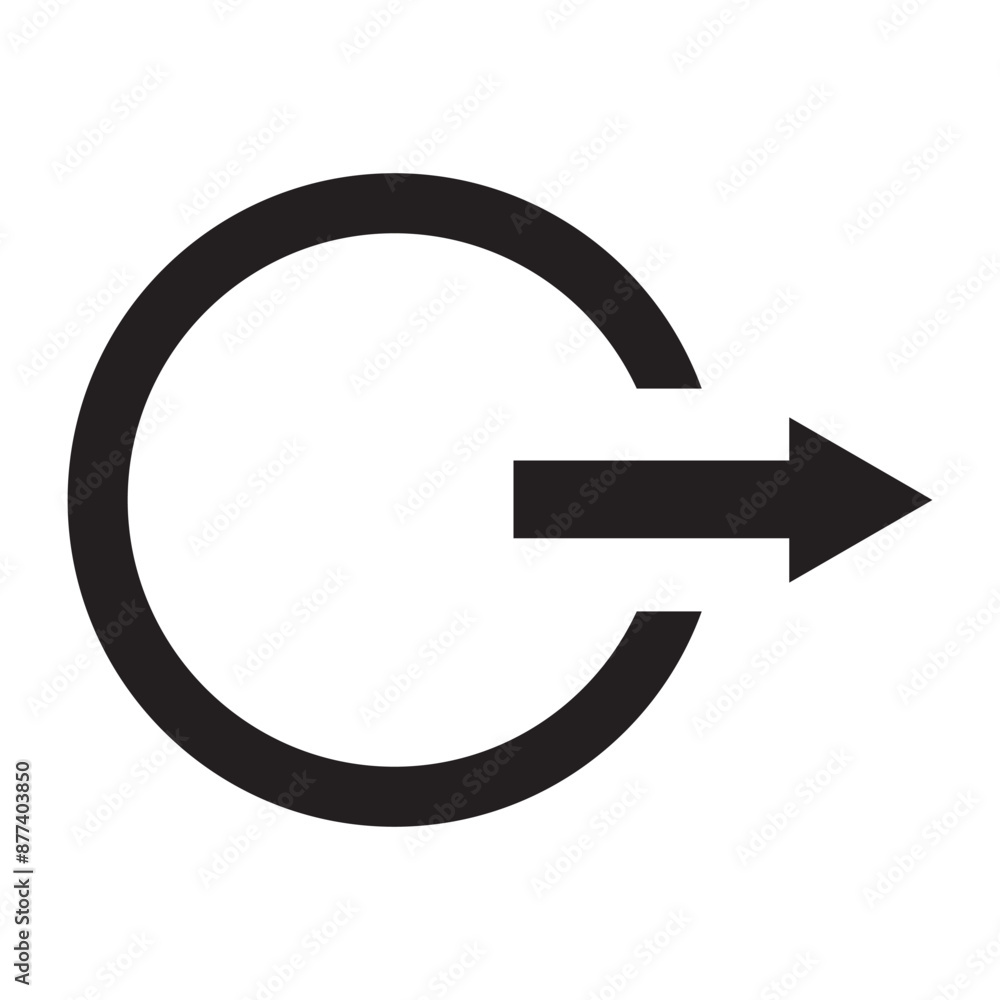 Poster logout exit icon illustration design. logout vector icon. transparent png available logout icon in l