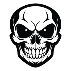 Halloween Ghost Silhouette Vector illustration