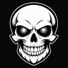 Halloween Ghost Silhouette Vector illustration