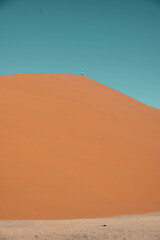 sand dunes in the desert, namibia