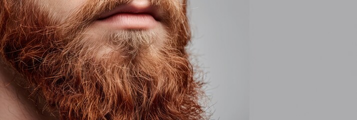 Close-up of a Redhead's Beard
