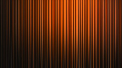Vertical orange stripes create a striking visual effect