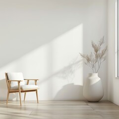 modern living room with white furniture