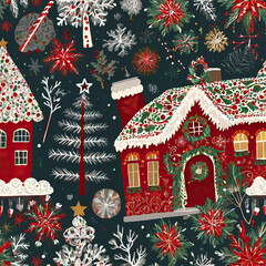 Christmas tree in the city