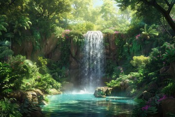 waterfall in the forest