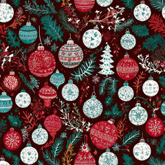 Christmas tree in the city