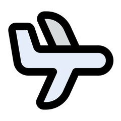 plane icon for illustration