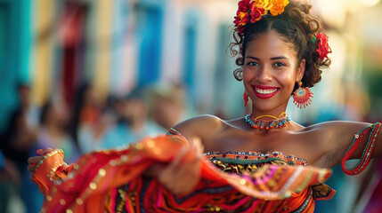 Street Salsa Fiesta: In the heart of Havana, a group of salsa dancers transforms the colorful streets into a lively celebration, captivating passersby with infectious rhythms and a truly festive