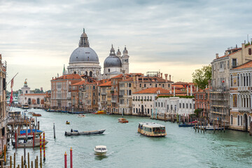 grand canal in venice italy.tourist venice