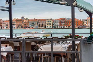grand canal in venice italy.tourist venice